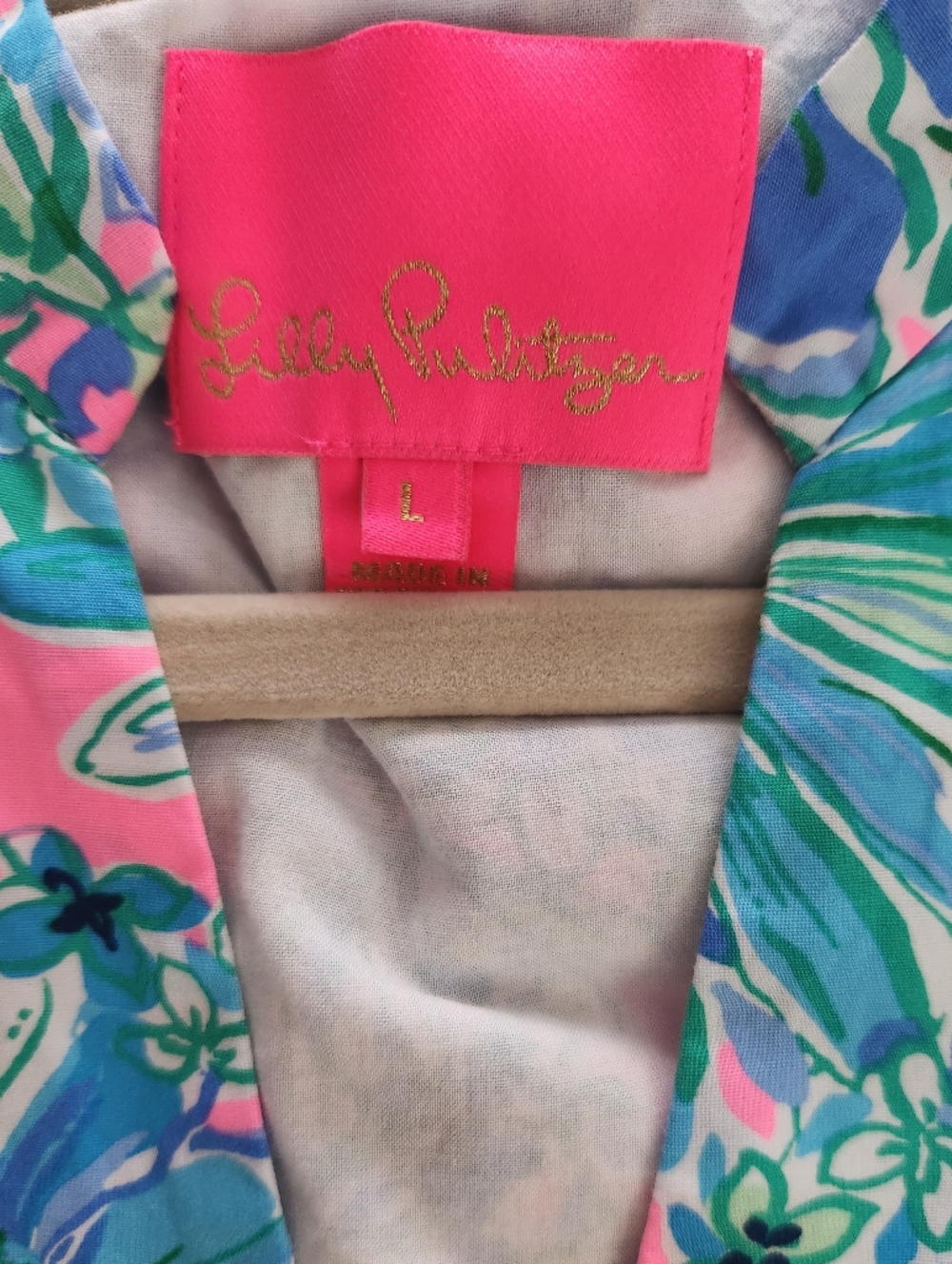 NWOT Lilly Pulitzer Aldena Ruffle Dress Large - Picture 7 of 8
